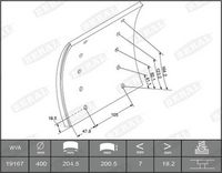 BERAL Remvoeringsset, trommelrem 1
