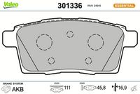 Bremsbelagsatz, Scheibenbremse