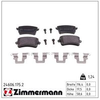 комплект спирачно феродо, дискови спирачки