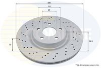 Disc frana COMLINE, Cod: ADC4051V