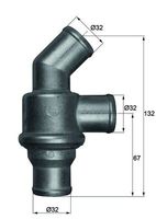 Thumbnail - Thermostaat, koelvloeistof - TH1680 - MAHLE