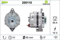 Generator / Alternator VALEO, Cod: 200110