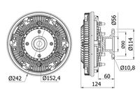 Thumbnail - Koppeling, radiateurventilator - CFC32000S - MAHLE