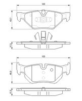 Bremsbelagsatz, Scheibenbremse