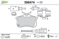 комплект спирачно феродо, дискови спирачки