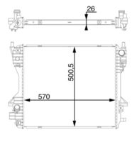 Thumbnail - Radiateur - CR1363000S - MAHLE