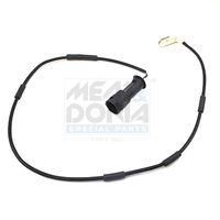 предупредителен контактен сензор, износване на накладките