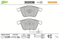 Bremsbelagsatz, Scheibenbremse