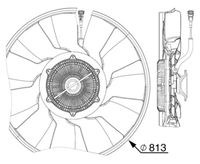 Thumbnail - Koelventilatorwiel - CFF516000P - MAHLE