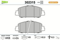 Bremsbelagsatz, Scheibenbremse