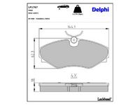 комплект спирачно феродо, дискови спирачки