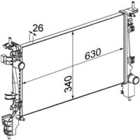 Thumbnail - Radiateur - CR1130000S - MAHLE