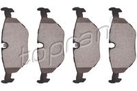 комплект спирачно феродо, дискови спирачки