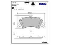 комплект спирачно феродо, дискови спирачки