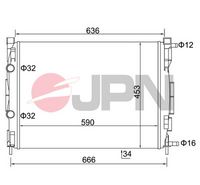 Radiators, Motora dzesēšanas sistēma 60C9044-JPN JPN