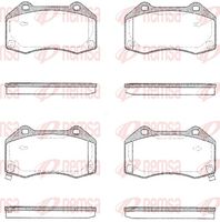 комплект спирачно феродо, дискови спирачки