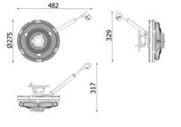 Thumbnail - Koppeling, radiateurventilator - CFC269000P - MAHLE