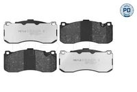 комплект спирачно феродо, дискови спирачки