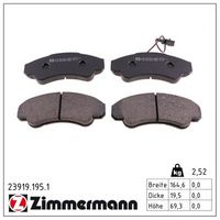 комплект спирачно феродо, дискови спирачки