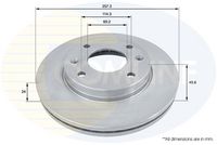 Disc frana COMLINE, Cod: ADC1042V