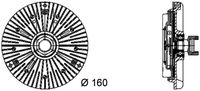 Thumbnail - Koppeling, radiateurventilator - CFC49000P - MAHLE
