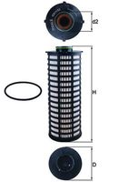 Thumbnail - Oliefilter - OX1152D - KNECHT