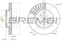 Спирачен диск CD6881V BREMSI