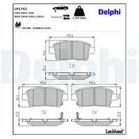 Bremsbelagsatz, Scheibenbremse