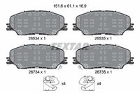 Bremsbelagsatz, Scheibenbremse