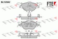 комплект спирачно феродо, дискови спирачки