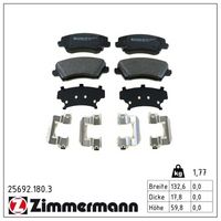 комплект спирачно феродо, дискови спирачки