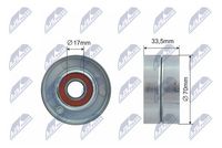Rola intinzator,curea transmisie NTY, Cod: RNK-AR-003