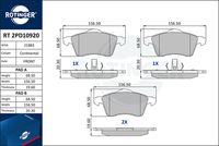 комплект спирачно феродо, дискови спирачки