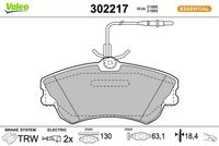 Bremsbelagsatz, Scheibenbremse