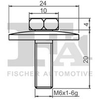 Clips, acoperire decorativa si protectie FA1, Cod: 21-70005.10