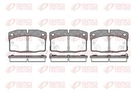 комплект спирачно феродо, дискови спирачки