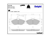 комплект спирачно феродо, дискови спирачки