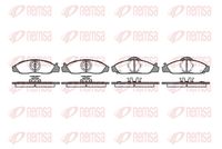 комплект спирачно феродо, дискови спирачки