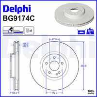 Disc frana DELPHI, Cod: BG9174C