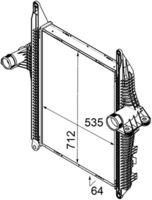 Thumbnail - Intercooler, inlaatluchtkoeler - CI178000P - MAHLE
