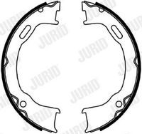 Bremsbackensatz, Feststellbremse