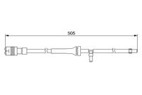 Warnkontakt, Bremsbelagverschleiß