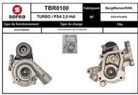 Compresor,sistem de supraalimentare EAI, Cod: TBR0100