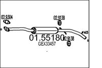 Mittelschalldämpfer