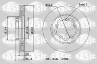 Disc frana SASIC, Cod: 6106148