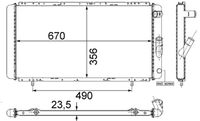 Thumbnail - Radiateur - CR426000S - MAHLE