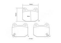 BREMBO High performance remblokkenset 3
