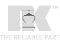 Bremsbelagsatz, Scheibenbremse