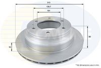 Disc frana COMLINE, Cod: ADC0708V