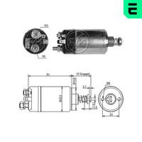 Solenoid, electromotor ERA, Cod: ZM728